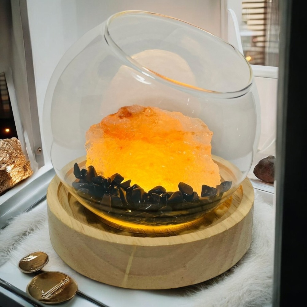輝輝居家 鹽燈 迷你鹽燈 療癒小物 辦公室 夜燈 贈品 小財位 小鹽燈 水晶 送禮 開幕 入厝 升官 小資 萬聖節 收納-規格圖1