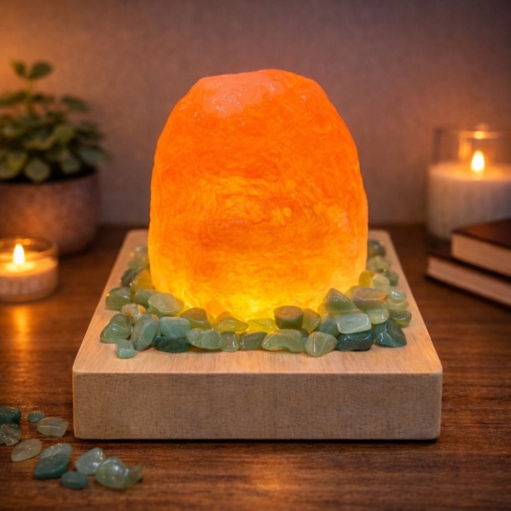 輝輝居家 鹽燈小靈 迷你鹽燈 療癒小物 辦公室 夜燈 贈禮 小財位 岩鹽 小鹽燈 水晶 元寶 桌上 擺件 擺飾 水晶燈-細節圖7