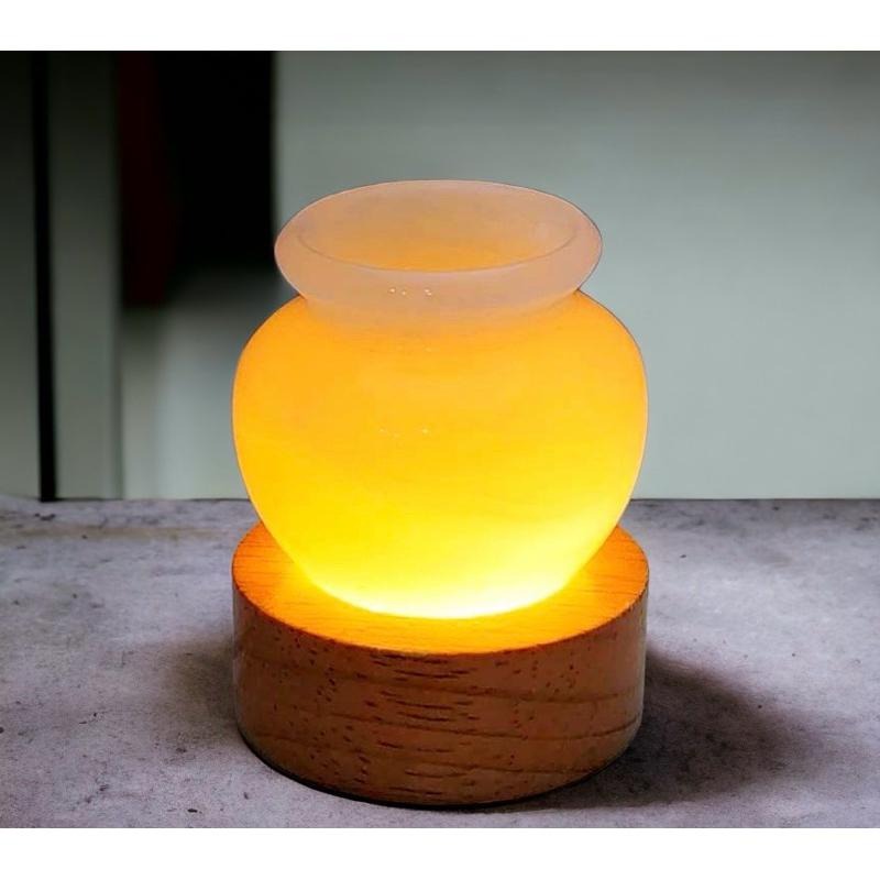 輝輝居家｜阿富汗玉幸運能量聚寶盆｜療癒小物 文鎮 迷你 可愛 贈禮 DIY 造景 微景觀 辦公室 桌上 招財 盆栽-細節圖3