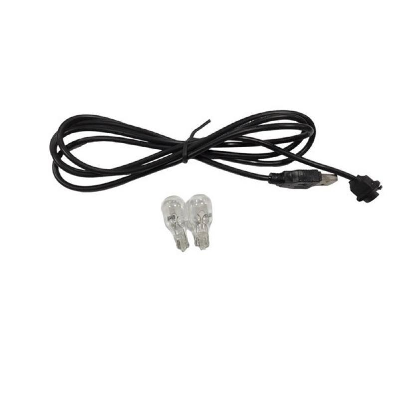 USB電線+2顆燈泡