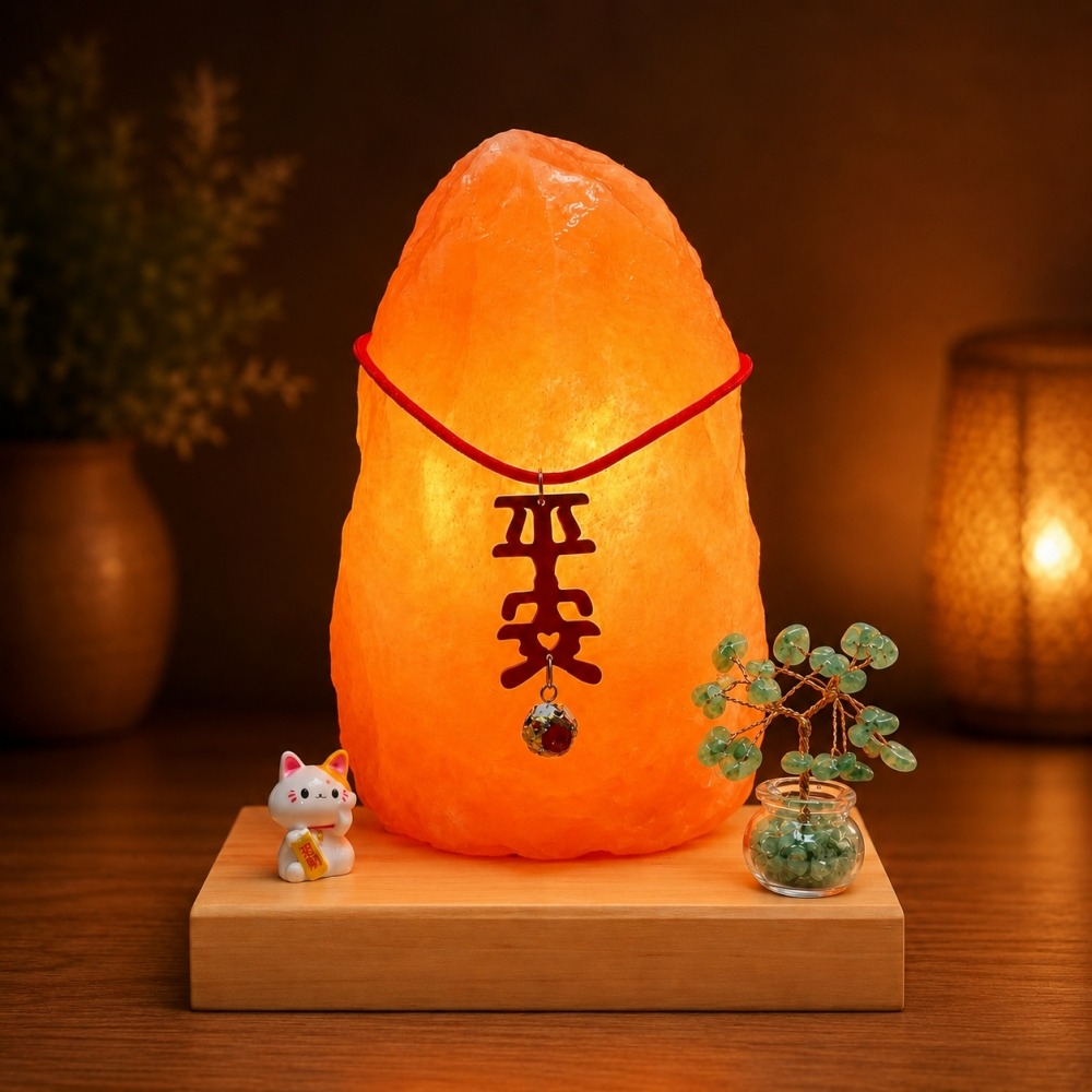 鹽燈2-3KG+平安+招財貓+東菱玉樹