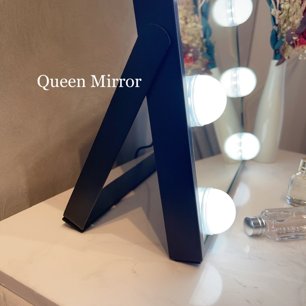 《免運台灣現貨秒出》網紅必備！絕美LED三色可調光燈泡鏡子「9燈便攜款」～化妝鏡/梳妝鏡/美妝鏡/補光鏡/立鏡/巨星化妝-細節圖7