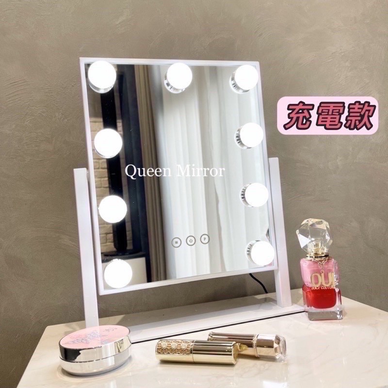《免運台灣現貨秒出》網紅必備！絕美三色可調光鏡子「9燈款」～化妝鏡/梳妝鏡/美妝鏡/補光鏡/立鏡-細節圖7