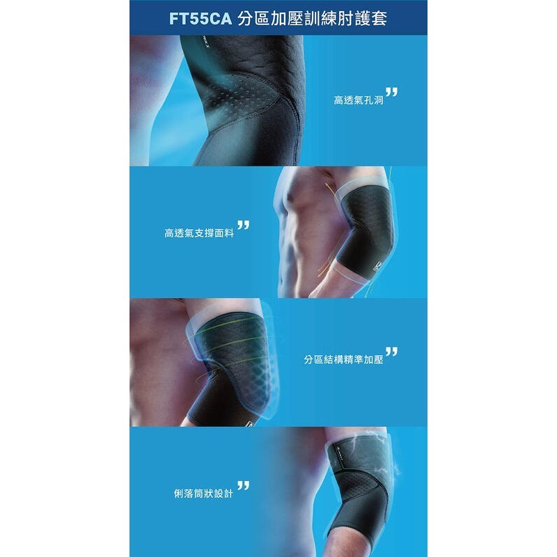 ＂爾東體育＂ LP SUPPORT FT55CA 分區加壓訓練肘護套 護肘 穿脫式護肘 運動護肘-細節圖6