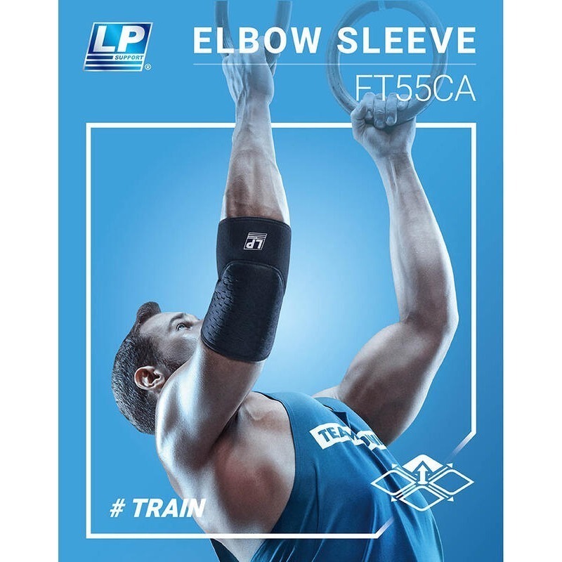 ＂爾東體育＂ LP SUPPORT FT55CA 分區加壓訓練肘護套 護肘 穿脫式護肘 運動護肘-細節圖2