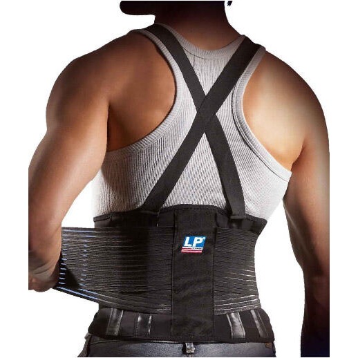 ＂爾東體育＂ LP SUPPORT 912 雙肩帶型工作保護腰帶 護腰 工作護腰帶 支撐型護腰 調整型護腰 護腰帶-細節圖2