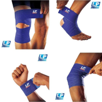＂爾東體育＂ LP SUPPORT 691 692 693 694 矽膠彈性繃帶 護膝 護腿 護踝 護肘 繃帶型護踝