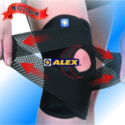 ＂爾東體育＂ ALEX T-80 雙拉式透氣護膝 可調式護膝 運動護膝 工作護膝 支撐型護膝 籃球 羽毛球 登山 爬山-細節圖4