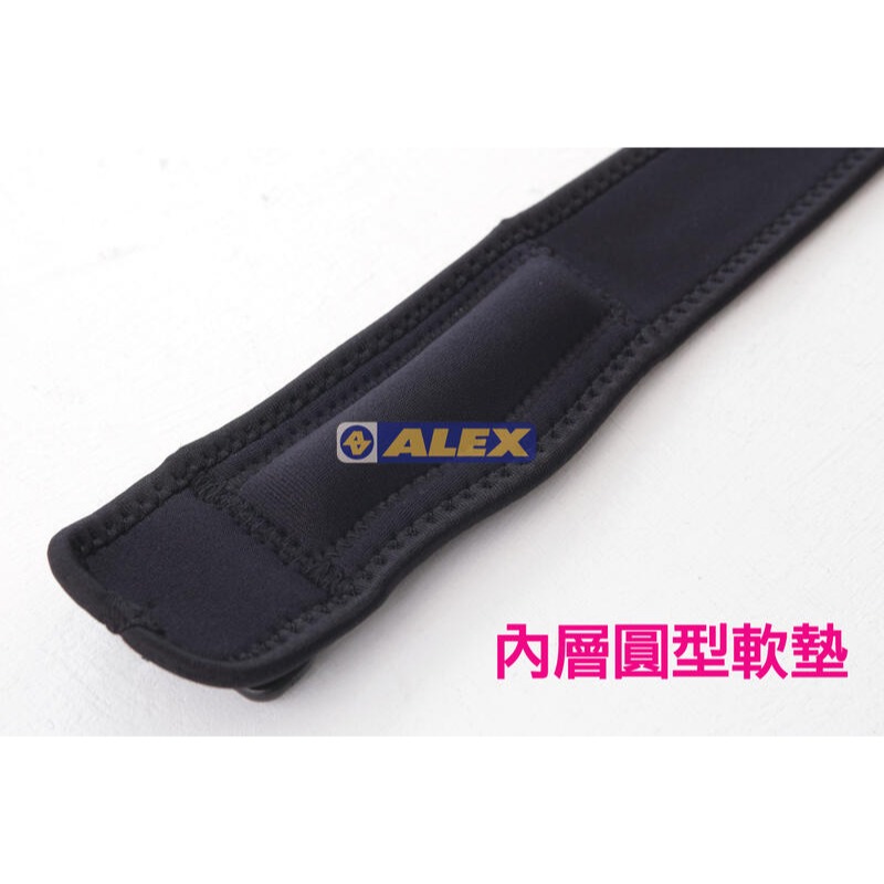 ＂爾東體育＂ ALEX T-38 膝部反拉加強帶 髕骨帶 透氣 舒適 保護 台灣製 啞鈴 伏地挺身 籃球 排球 健身-細節圖3