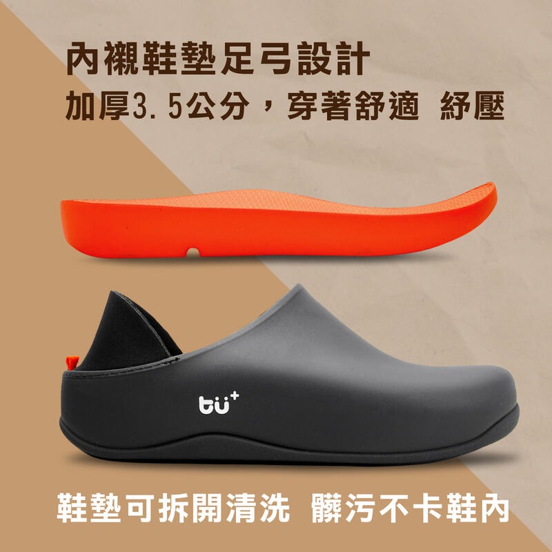 ＂爾東體育＂ 牛頭牌 New Buffalo 土豆廚師鞋 土豆星球 廚師鞋 防水 防滑鞋 防油 輕量 工作鞋 懶人鞋-細節圖4