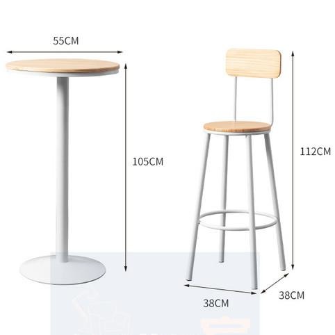 原木桌 高腳桌 吧台桌 小圓桌 咖啡廳高腳桌 酒吧桌椅組合 吧桌鐵桌 餐酒館桌椅飯店餐桌 白日夢想家具店 混搭拼接餐桌-細節圖8