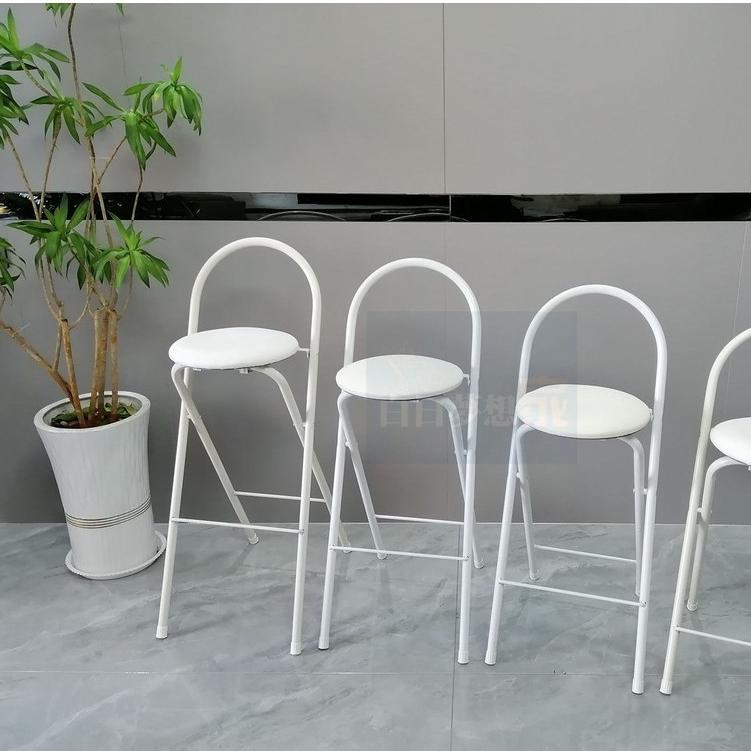 可折疊酒吧椅 吧檯椅 高腳凳釣魚椅 櫃檯收銀椅 高腳椅休閒椅折疊椅 省空間 易攜帶 白日夢想家具店-細節圖4