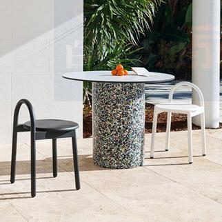 北歐風高腳椅 圓凳圓形椅 靠背吧台凳 中島高腳凳子 鐵椅吧凳 高腳凳 矮凳吧台椅 酒吧椅子 白日夢想家具店-細節圖7