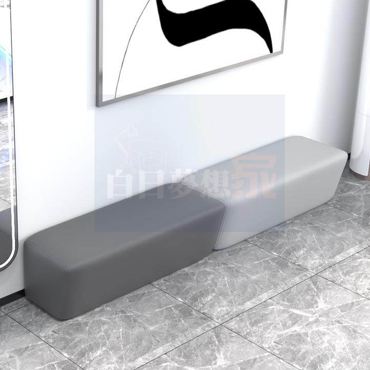 長沙發 大廳休息區 會客室等待椅 招待區桌椅 長條換鞋凳 幼兒園軟包沙發 教育中心彩色圍欄 家長休息椅 白日夢想家具店-細節圖5