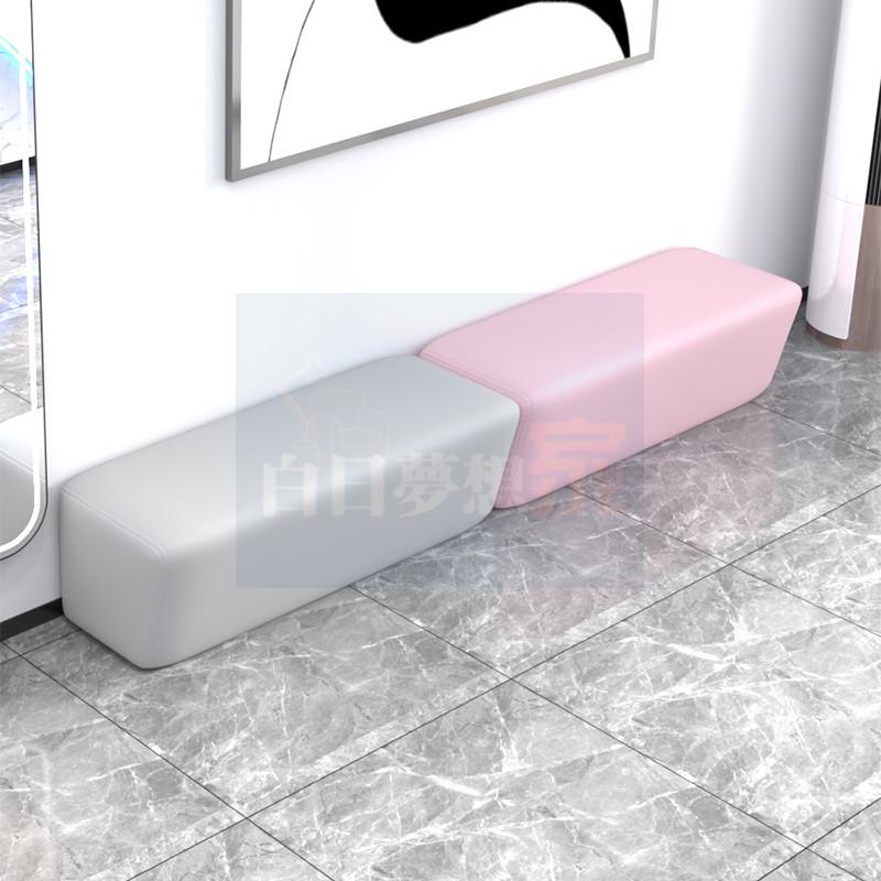 長沙發 大廳休息區 會客室等待椅 招待區桌椅 長條換鞋凳 幼兒園軟包沙發 教育中心彩色圍欄 家長休息椅 白日夢想家具店-細節圖7