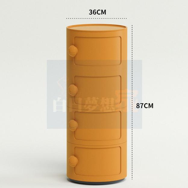 【安全圓角】兒童床頭櫃玩具收納櫃 臥室/遊戲區/幼兒園 卡通沙發邊櫃 繪本收納，可移動設計萌趣外型，親子房兒童房布置家具-細節圖7