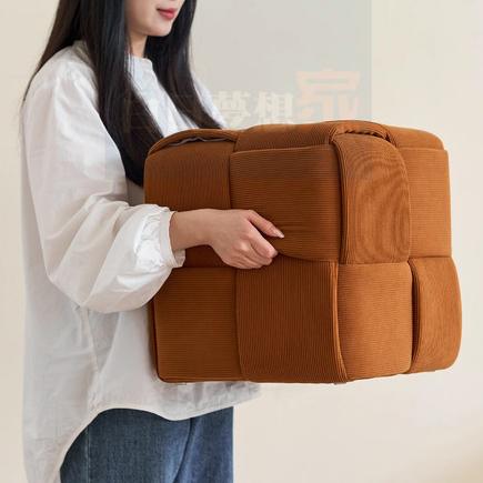 【奶油風矮凳】網紅小沙發方凳腳踏 休息區邊桌茶几 等待區會客椅客廳坐墩 門口換鞋凳 方凳小凳子 白日夢想家具店-細節圖7