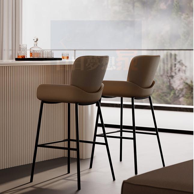 【高腳椅酒吧椅】飯店酒吧大廳椅 餐酒館椅 鐵椅吧椅 高腳酒吧椅 咖啡廳吧台凳 島台休閒椅 飯店凳子-細節圖6