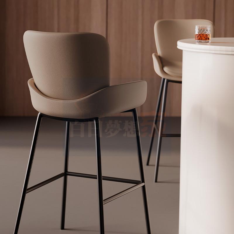【高腳椅酒吧椅】飯店酒吧大廳椅 餐酒館椅 鐵椅吧椅 高腳酒吧椅 咖啡廳吧台凳 島台休閒椅 飯店凳子-細節圖9