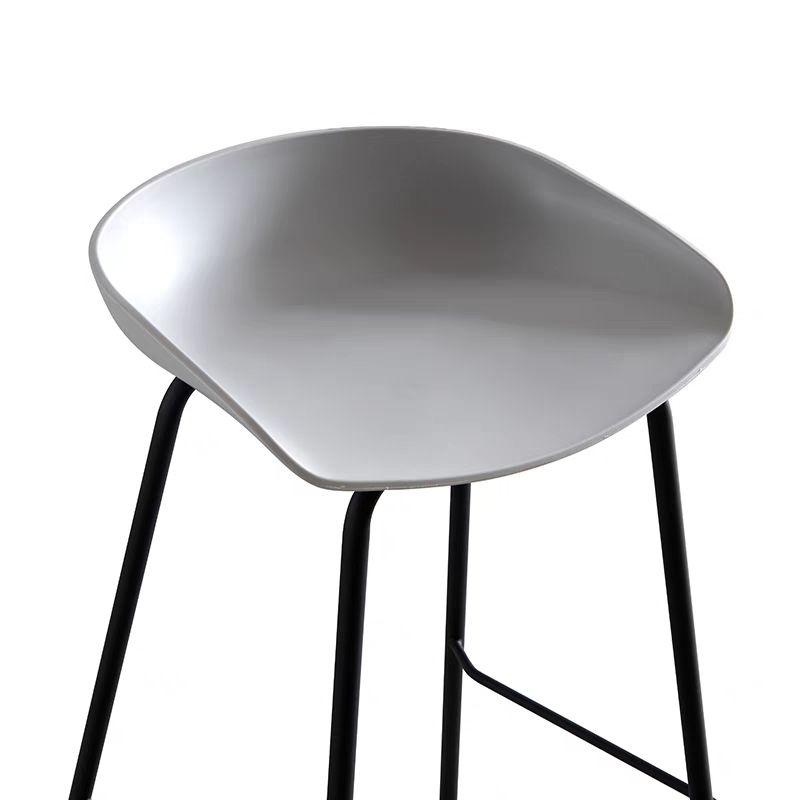 吧台椅 免運工業高吧桌 戶外椅 塑膠椅餐吧椅 化妝椅 高腳凳 咖啡廳吧凳子靠背高脚椅酒吧椅 收銀前臺酒吧椅凳子-細節圖3