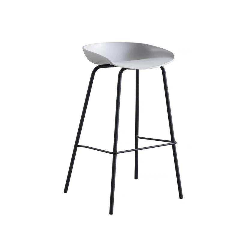 吧台椅 免運工業高吧桌 戶外椅 塑膠椅餐吧椅 化妝椅 高腳凳 咖啡廳吧凳子靠背高脚椅酒吧椅 收銀前臺酒吧椅凳子-細節圖4