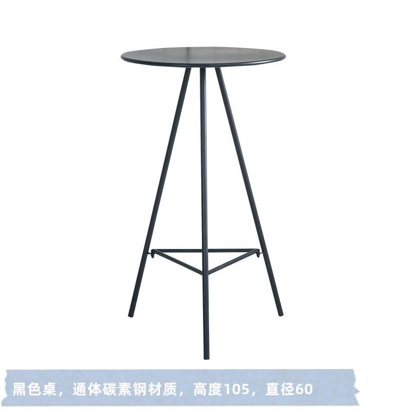 吧台桌鐵桌 高腳桌 北歐風簡約高吧桌 高腳餐桌 休閒桌 工業高吧桌 咖啡廳 高腳桌 高腳吧凳 酒吧桌 高腳椅高腳桌-細節圖6