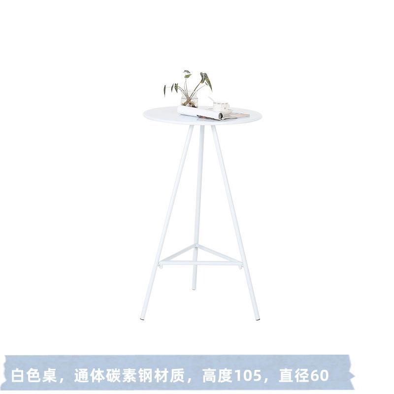 吧台桌鐵桌 高腳桌 北歐風簡約高吧桌 高腳餐桌 休閒桌 工業高吧桌 咖啡廳 高腳桌 高腳吧凳 酒吧桌 高腳椅高腳桌-細節圖8