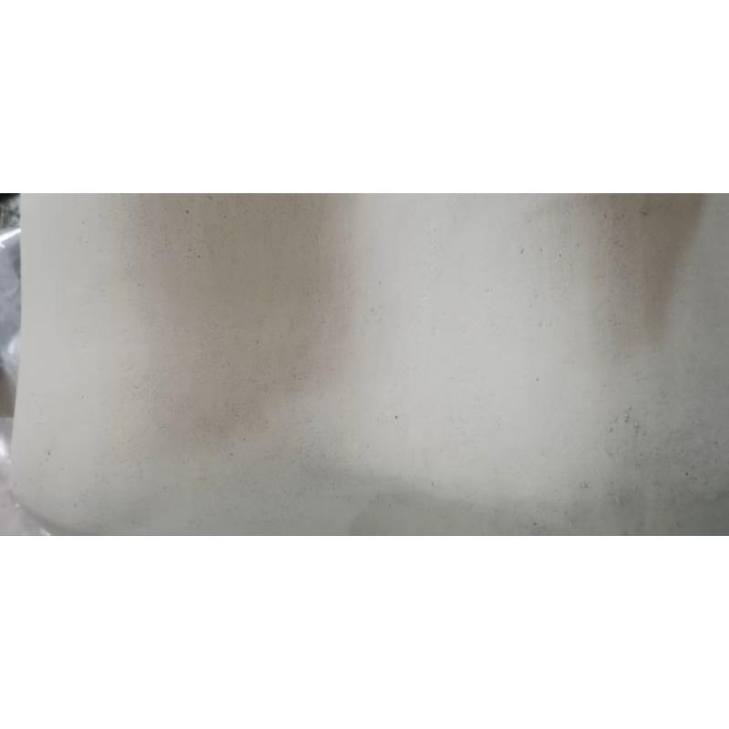 侘寂仿洞石設計 刷色做舊 雲朵邊幾茶几 白色奶油风圓桌 工業風簡約床邊桌茶几桌 邊桌 雜誌桌 床邊桌 懶人桌 移動式茶几-細節圖8