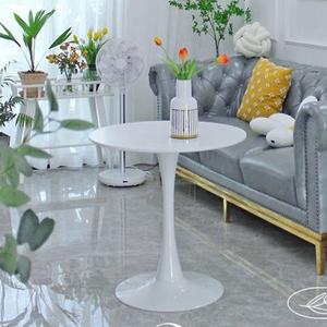 奶油風餐桌 白色圓桌 工業高吧桌 星巴克 烤漆木面桌子咖啡廳 高腳桌 高腳吧凳 復古鐵藝酒吧桌吧臺桌 吧檯椅-細節圖6