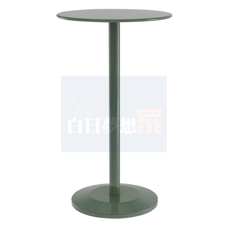 吧台桌陽台桌 奶茶店高桌子 酒吧鐵藝咖啡桌 戶外桌高腳桌 戶外高腳圓桌 高腳吧台桌 陽台高腳咖啡桌 鐵桌 白日夢想家具店-細節圖6