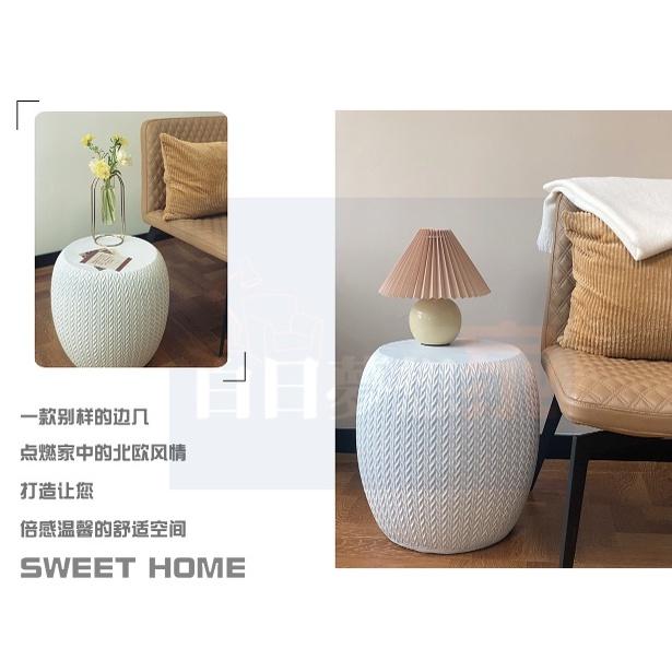 免運🔥北歐邊幾 ins風床頭櫃 茶几 網紅收納邊櫃 小邊幾 白日夢想傢俱店小桌子 咖啡桌 復古侘寂桌子 咖啡桌床邊置物桌-細節圖4