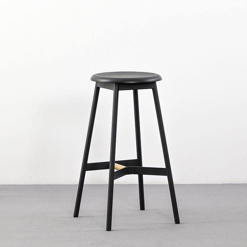 中島椅 吧檯椅 復古椅子 木椅 高腳椅 高腳凳 餐椅 訂製椅子 靠背椅吧桌吧台椅家用小户型lofe工业风铁椅-細節圖8