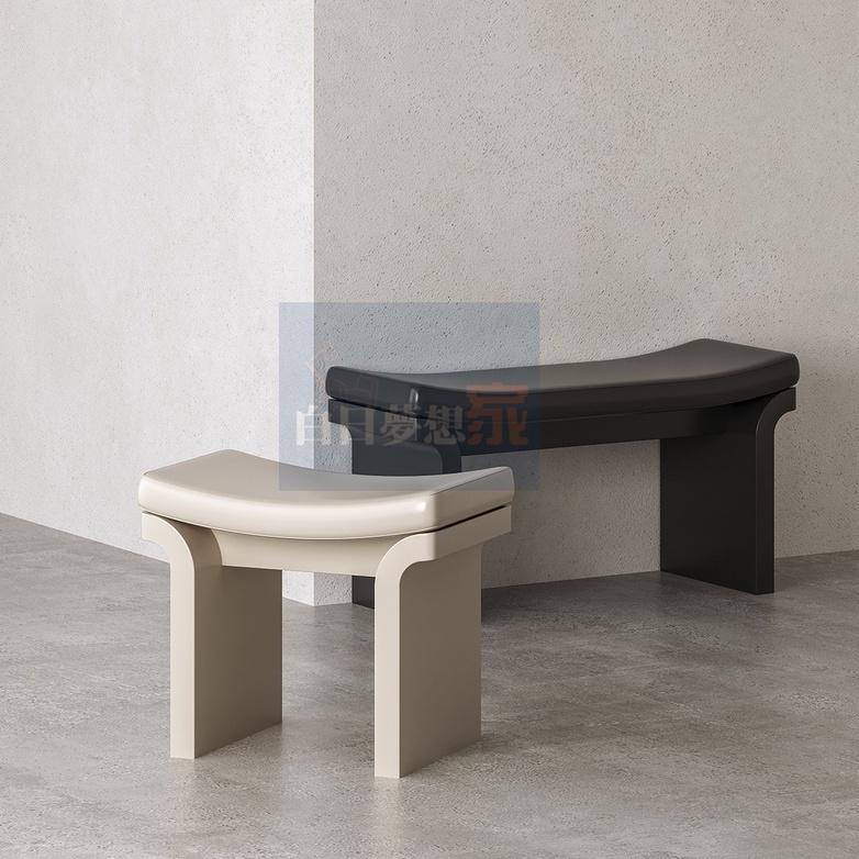 免運🔥工業風皮革長凳 換鞋椅餐桌長椅 白日夢想傢俱店換鞋凳子實木長椅/椅子/長條凳 軟包坐墊皮质木凳 矮凳玄關椅 皮椅-細節圖3