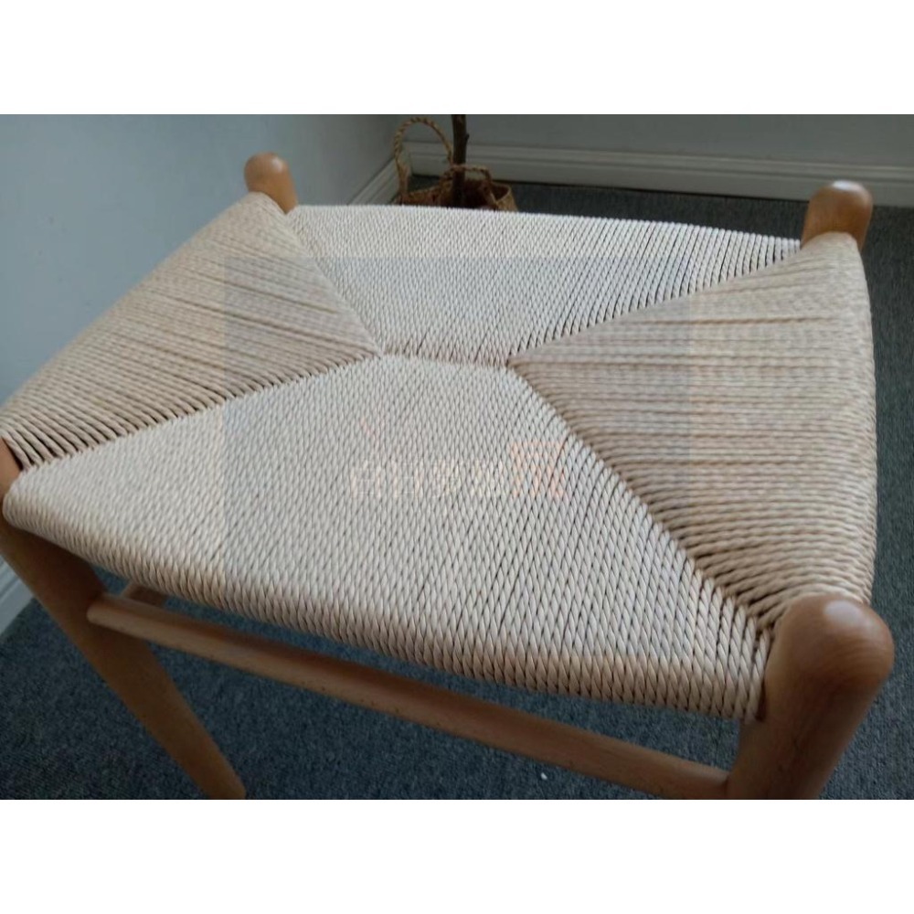 免運!手工編織椅凳 紙藤編織 矮凳 椅凳 凳子 小矮凳 化妝椅凳 沙發凳 板凳 木紋椅凳 方凳 穿鞋凳-細節圖5