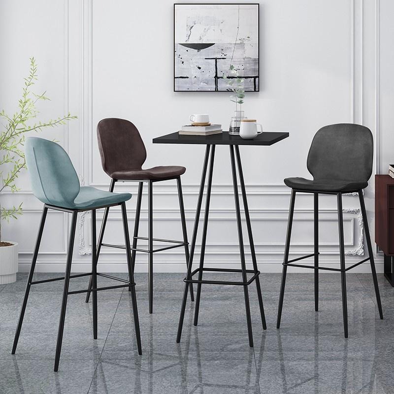 工業風吧檯桌 鐵桌高腳桌 北歐風高吧桌 高腳餐桌 休閒桌 接待桌 工作桌 鐵藝酒吧椅吧凳復古簡約椅子高腳凳 咖啡 甜品店-細節圖3