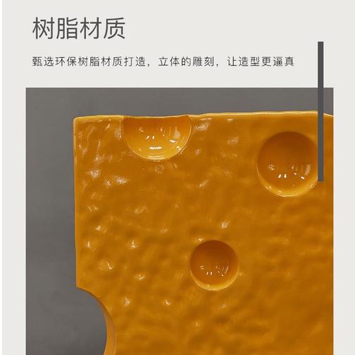 兒童房ins起司桌 乳酪邊幾矮凳韓式咖啡廳咖啡桌 卡通食物矮凳 漢堡矮凳 玉米矮凳甜筒冰淇淋小茶几 芝士蛋糕小桌床邊櫃角-細節圖7