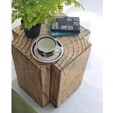 仿木纹防水椅凳板凳 小椅凳 茶几泡茶桌边桌小方桌户外花架換鞋凳 小板凳小凳子年轮十字造型边几角几小圓凳玄關凳子矮凳-細節圖6