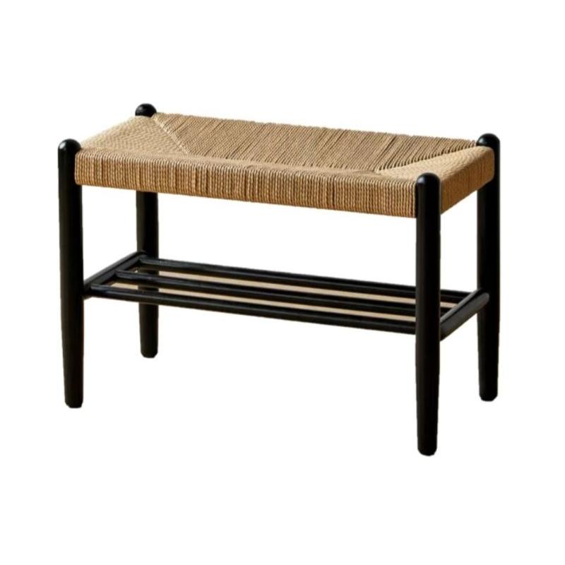 挑戰全網最低🎉穿鞋椅 鞋櫃 穿鞋椅 鞋架 玄關櫃 穿鞋凳  櫻桃木白日夢想家具店 繩編 床尾凳 玄關凳-細節圖6