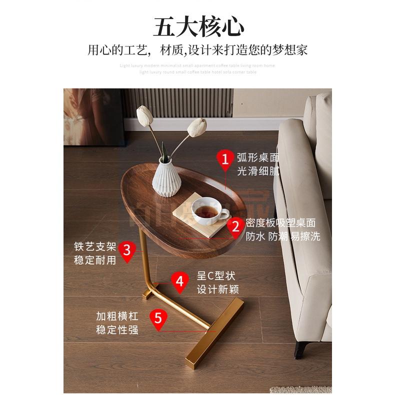 金屬工業風邊桌 床邊桌 茶几小書桌咖啡桌 陽臺小茶几-細節圖5