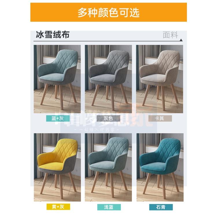 免運! 旋轉椅 化妝椅 絨面北歐椅子 餐椅 懶人沙發椅 電腦椅 休閒椅 書桌椅 網紅化妝椅 美甲奶茶店椅餐廳洽談椅-細節圖8