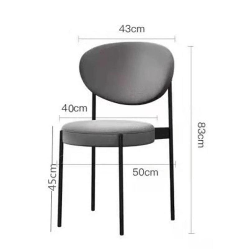 鐵腳餐椅 靠背椅 復古工業風咖啡廳椅子loft餐廳酒吧金屬鐵椅 沉穩皮革鐵黑腳餐椅 民宿家具店家-細節圖5