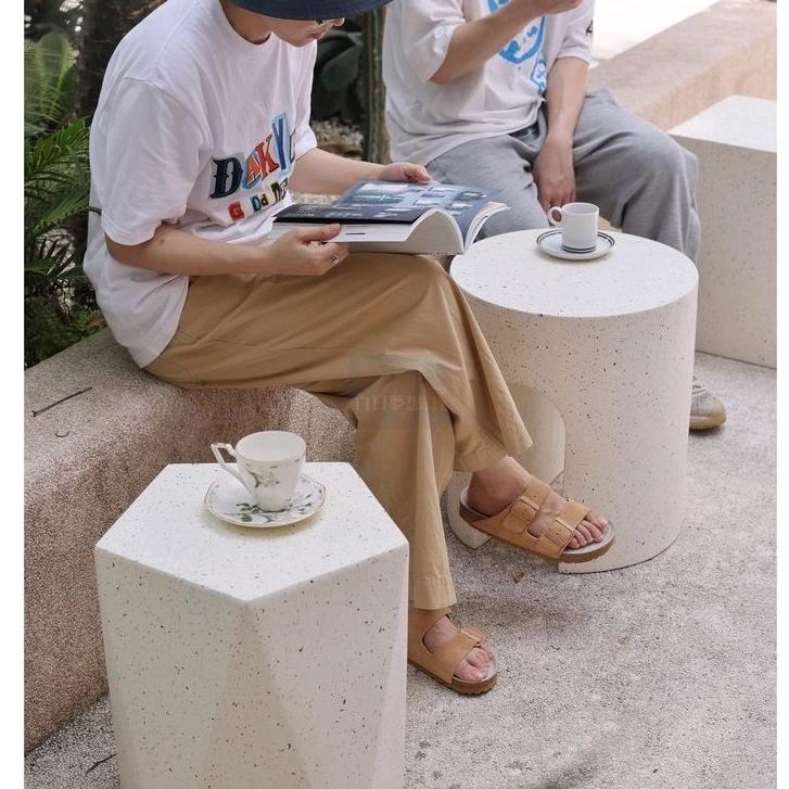 茶几桌 雙層圓桌 沙發邊柜 邊幾 邊桌小桌子 置物架 泡茶桌小茶幾白日夢想傢俱店角幾 茶桌床頭櫃床頭桌小圓桌網紅款熱銷-細節圖2