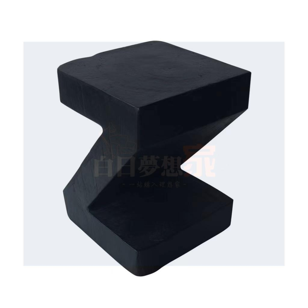免運🔸歐式簡約Z字形桌 仿木做旧展示桌白日夢想傢俱店花架小圓幾美式咖啡桌花桌复古咖啡馆工业风侘寂沙发桌 茶几 懶人桌 電-細節圖5