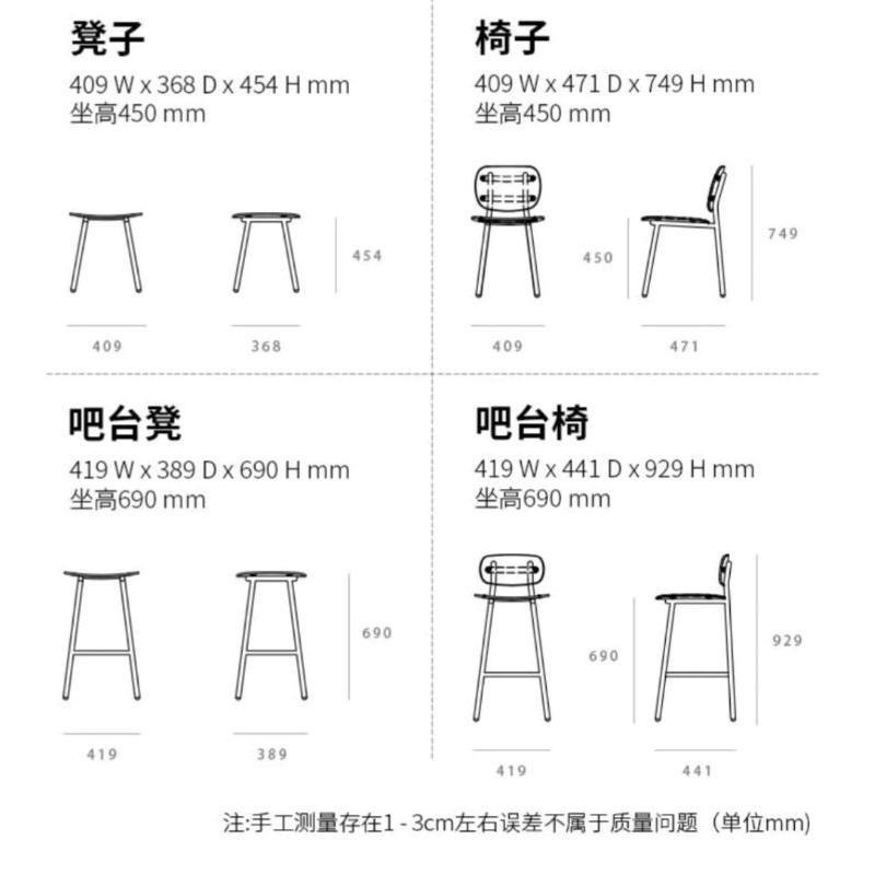 壓克力透明高腳椅 透明餐椅 北歐工業風吧檯椅 bar桌椅 凳子餐椅休閒區 高腳酒吧凳 高腳桌 吧椅 白日夢想家具店-細節圖9