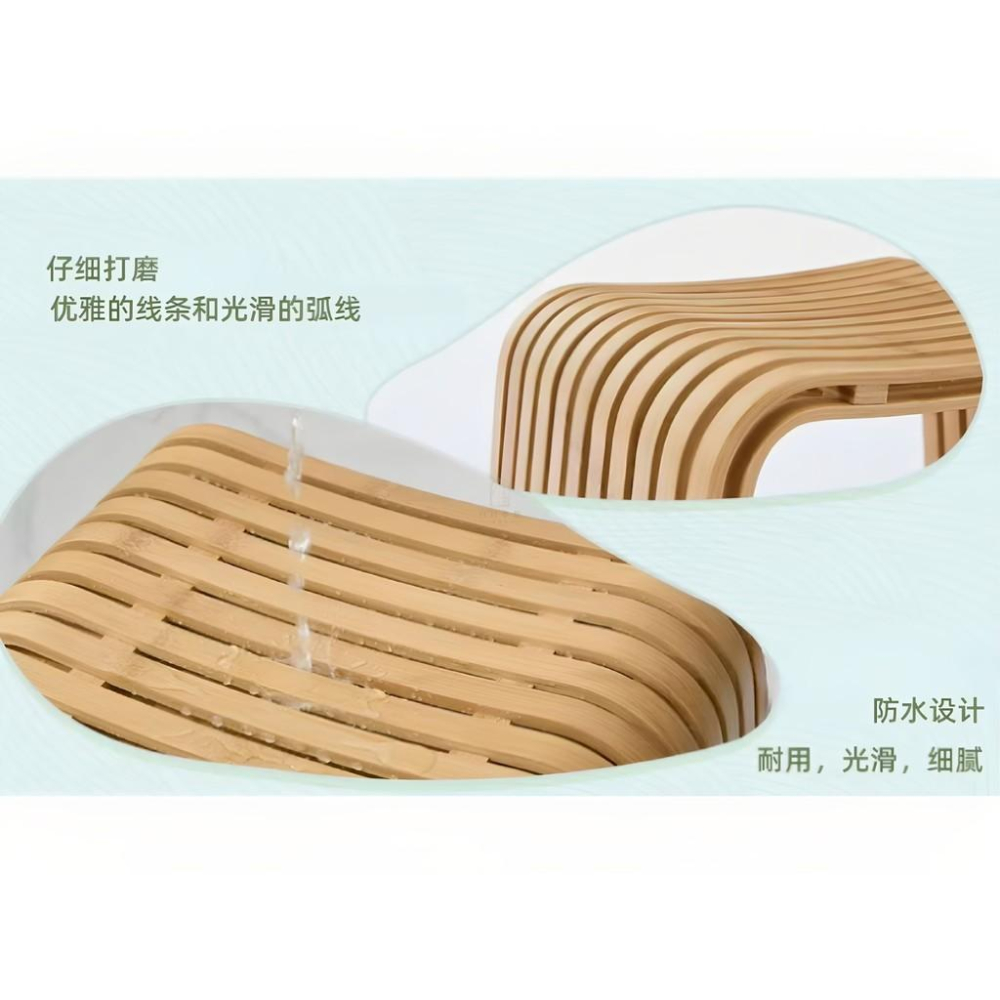 化妝凳 穿鞋凳 圓凳 格柵曲木凳 換鞋凳 沙發矮凳 原木風化妝凳 侘寂風穿鞋凳小凳子 梳妝椅 化妝椅 白日夢想家具店-細節圖8