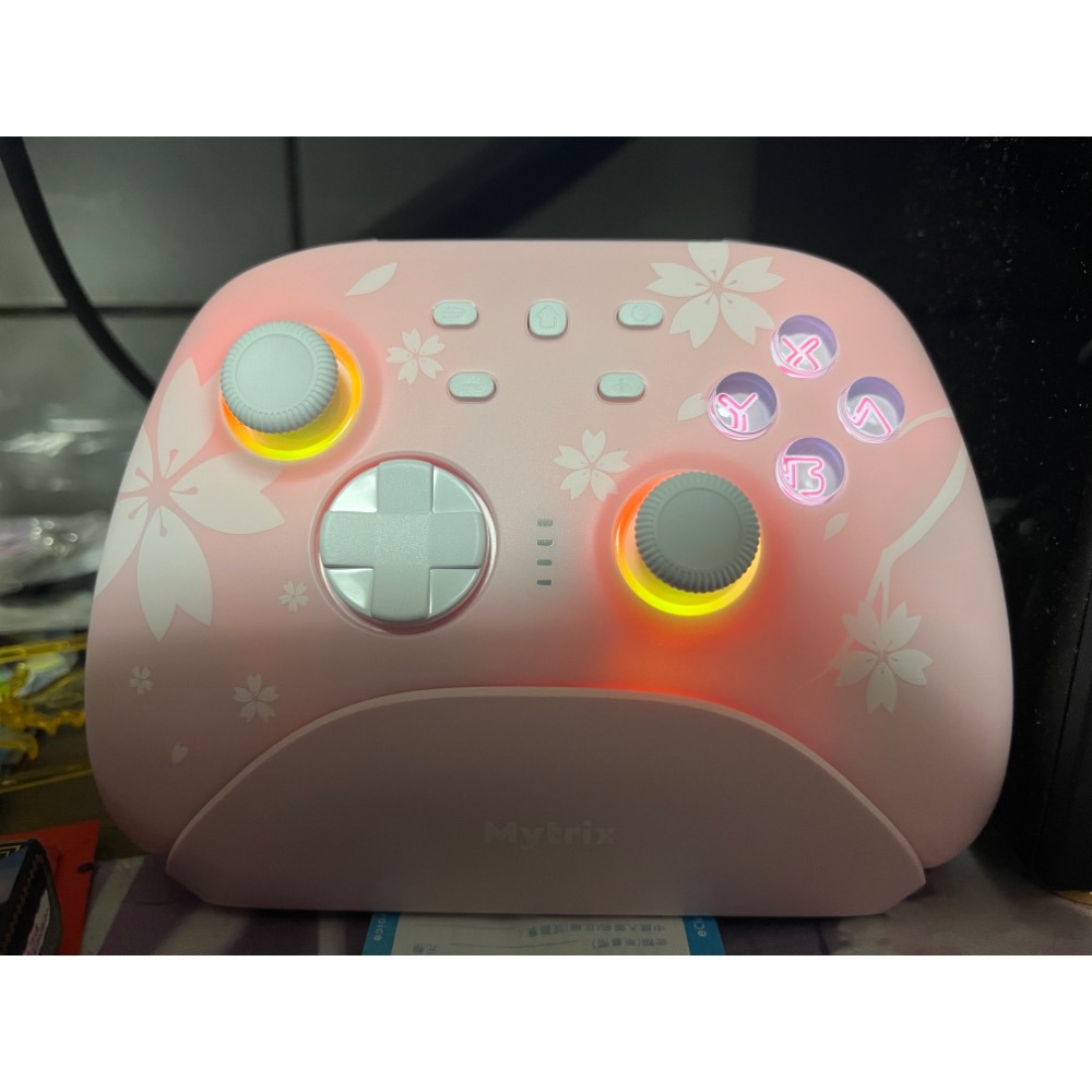 Mytrix Switch 櫻花手把 附充電座 可用Switch/Windows PC/Steam Deck/-細節圖8