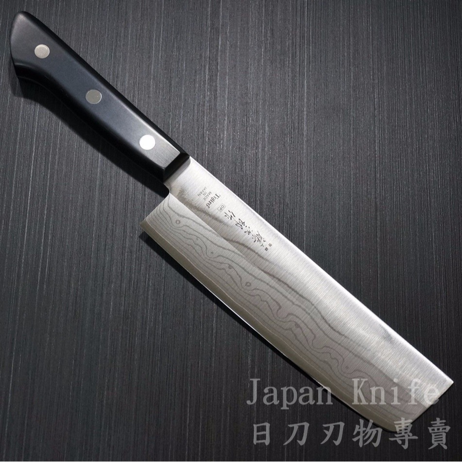 [國際直送]藤次郎薄刃DP大馬士革VG10菜切F-330 日本菜刀原裝進口165mm-細節圖3
