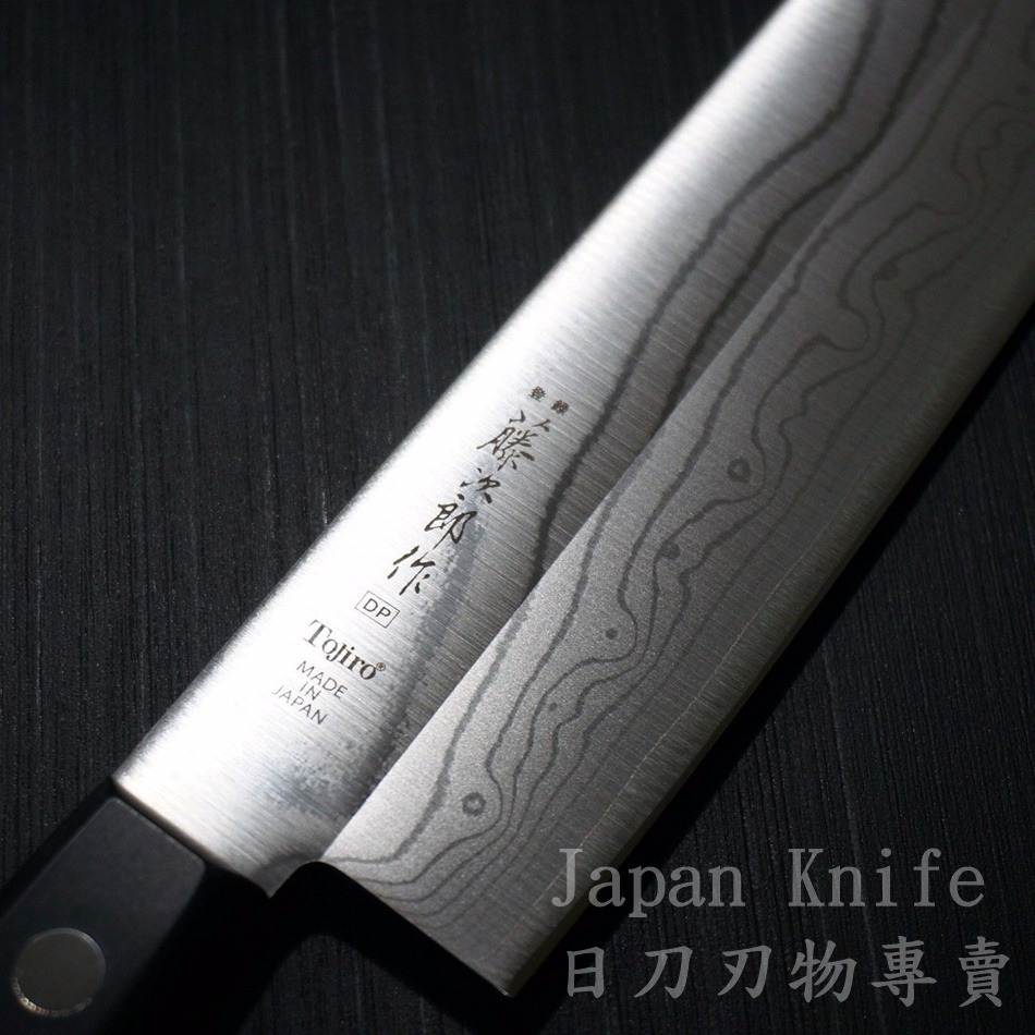 [國際直送]藤次郎薄刃DP大馬士革VG10菜切F-330 日本菜刀原裝進口165mm-細節圖5