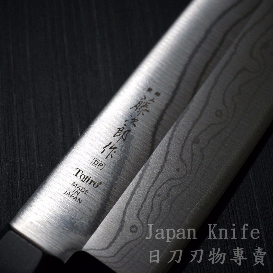 [國際直送]藤次郎薄刃DP大馬士革VG10菜切F-330 日本菜刀原裝進口165mm-細節圖6
