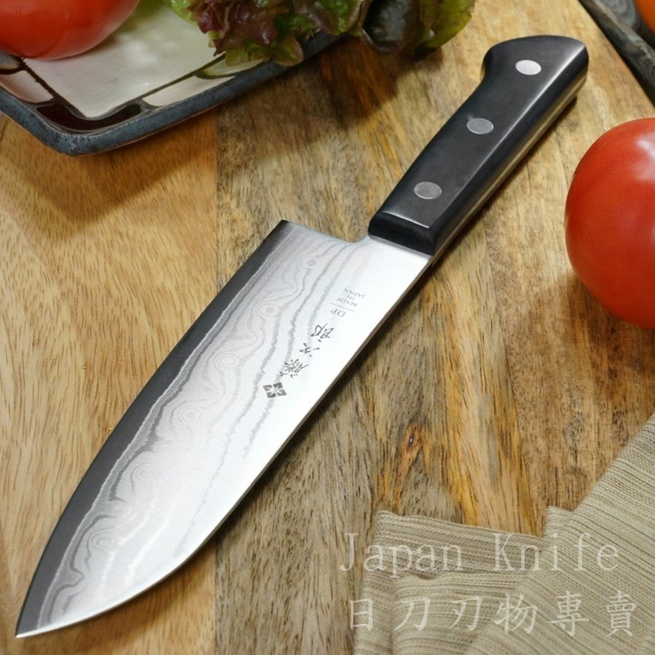 [國際直送]藤次郎F-331三德刀DP大馬士革 37層 VG10 170mm-細節圖3